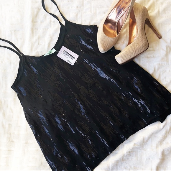 Chris & Carol Tops - Chris & Carol sequin tank top, Size Small